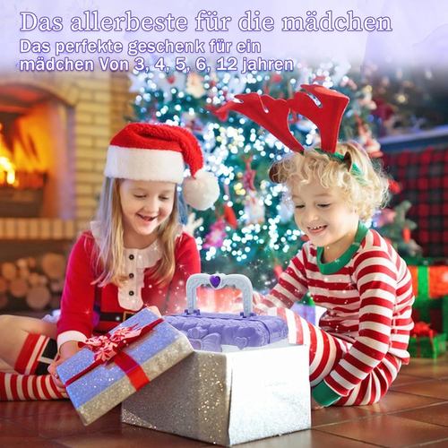 Set Di Trucchi per Bambini E Bambine - 57 Pezzi Anallergici Set Trucchi Bambina - Foto 7 di 12