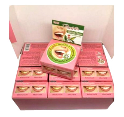 12x Isme Rasyan Herbal Clove Toothpaste Whitening Teeth Thai Reduce Bacteria 25g
