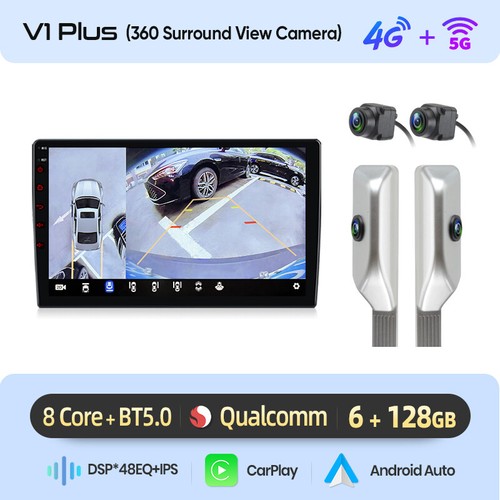 360°KAM+ 128GB Carplay Androidradio Für Benz W639 Vito Viano W906 Sprinter W169 - Bild 19 von 19