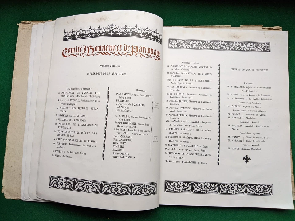 1931 JEANNE D’ARC ROUEN LIVRE ANCIEN Commémoratif Très RARE 15550 ex. - Photo 3/4