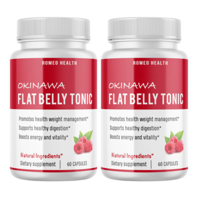 (2 Pack) Okinawa - Flat Belly Tonic Dietary Supplement 60 Capsules