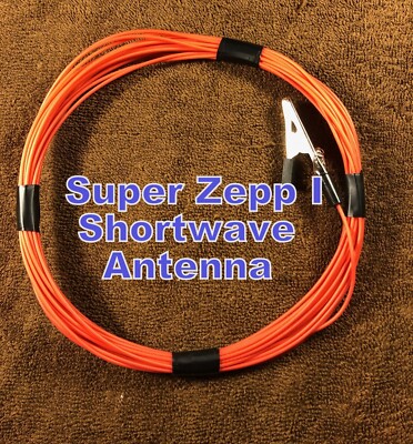 SUPER ZEPP I SHORTWAVE, MW & FM ANTENNA for Realistic, Sangean, Grundig!