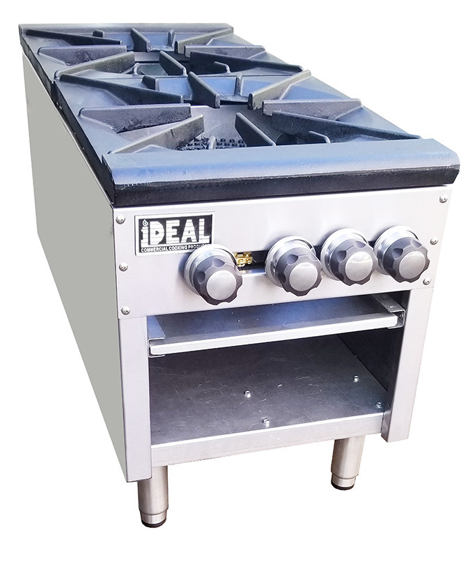 NEW 18"W Commercial Double Stock Pot. Made in USA by Ideal. NSF & ETL