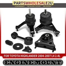 New 5pcs Engine Motor & Torque Strut & Auto. Trans. Mount for Toyota Highlander
