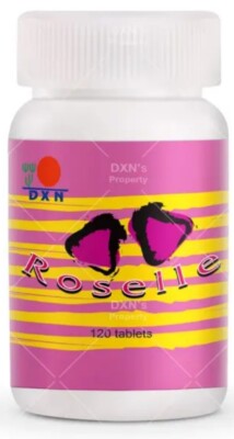 DXN Roselle Tabletten 300mg 120 Stück, Hibiscus Sabdariffa