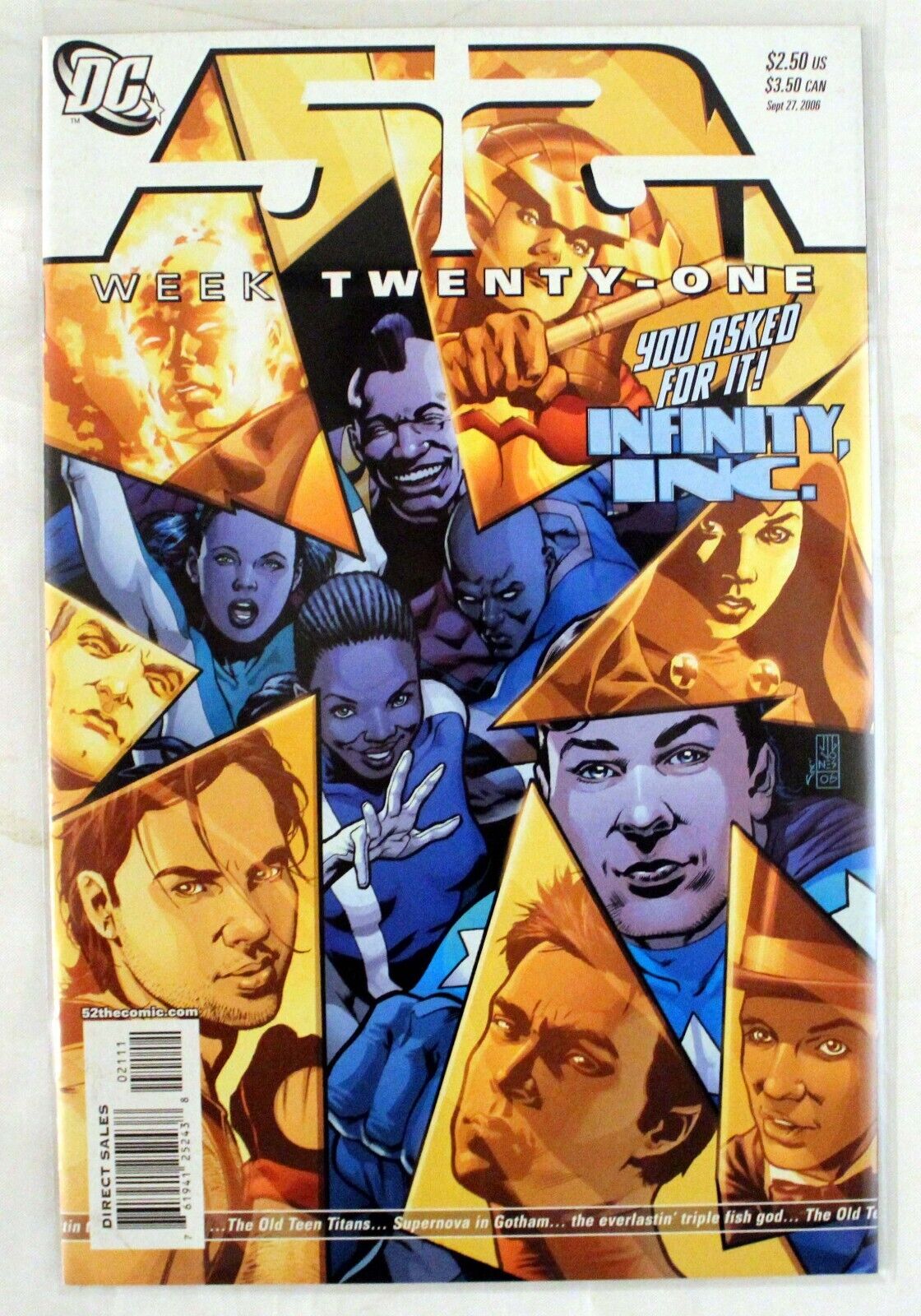 DC Comics 52 Week Twenty-One Infinity Inc. September 27, 2006 LOOK!