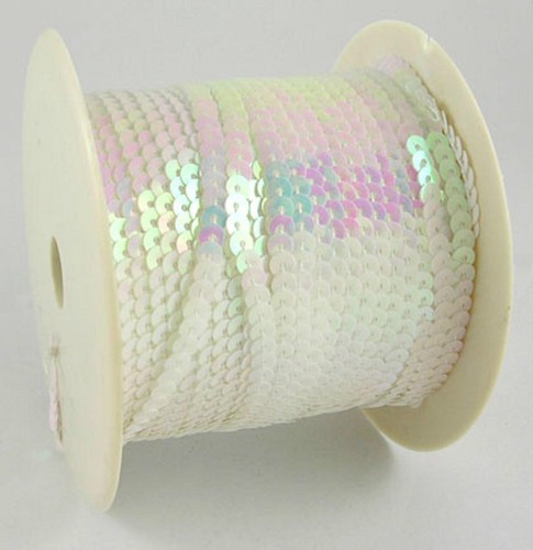5M Laser Flat Sequin String 6mm Trim Lace Braid Ribbon Mask Craft Dance Costume - Picture 116 of 134