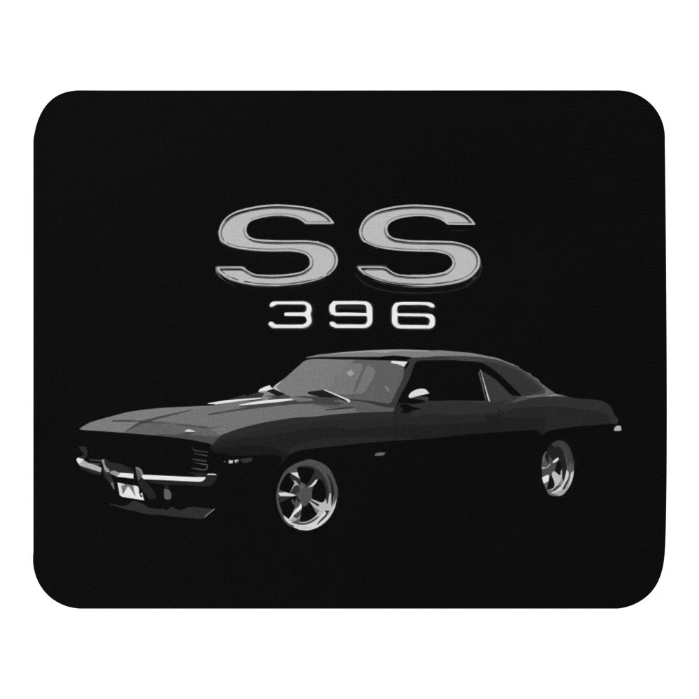 Tapis de souris Chevy Camaro SS 396 Muscle Car Custom Art Cadeau