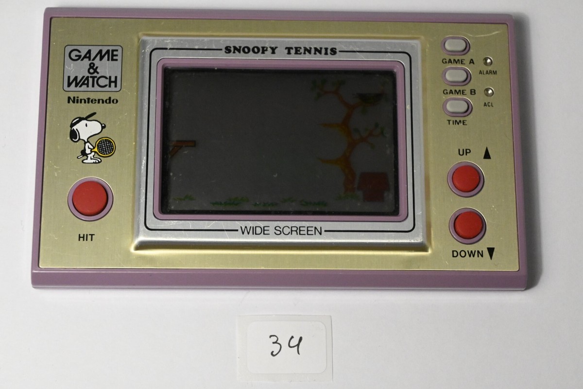 任天堂 GAME&WATCH SNOOPY ゲームウォッチ スヌーピー 第17作】 SP-30 スヌーピーテニス - どこでもGAME&WATCH