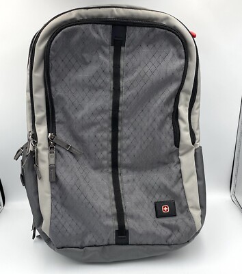 Swiss Gear Business Bag The Edge School Backpack Laptop Carrier Grey Silver