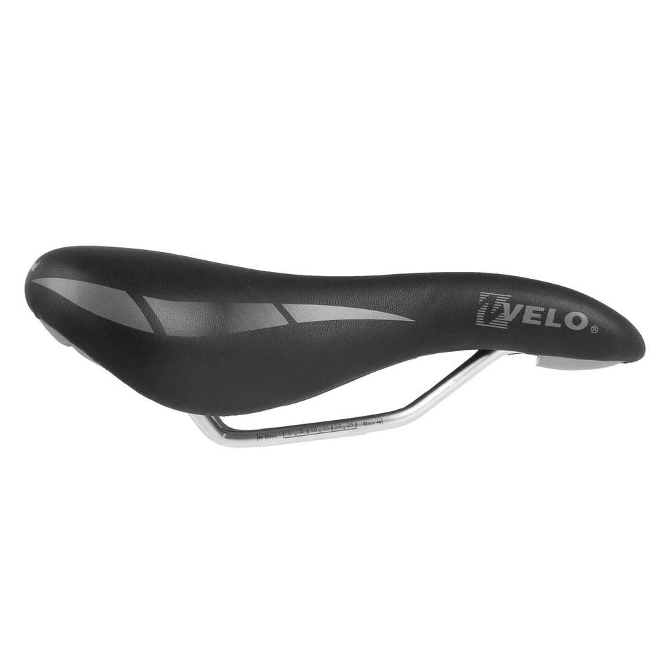 VELO Bike Saddle Wide : Channel D2 Touring Bike Bicycle Seat - Image 3 of 4