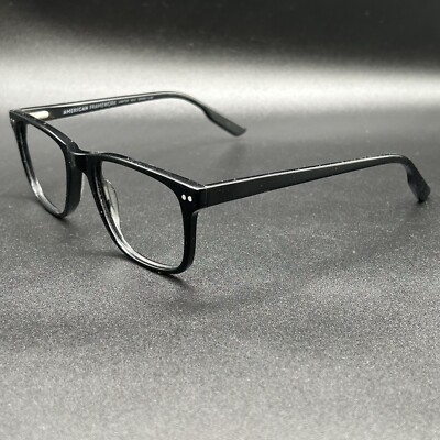American Framework Austin Eyeglasses Frame Black Flex 52-21-145 Used