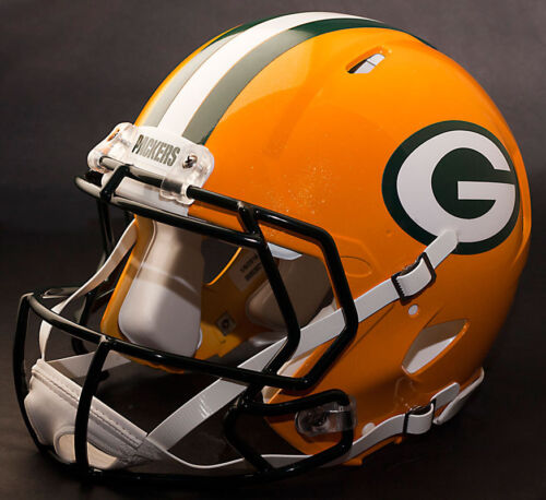 GREEN BAY PACKERS Riddell Speed CU-S2BD-SW Football Helmet Facemask/Faceguard - Picture 4 of 4