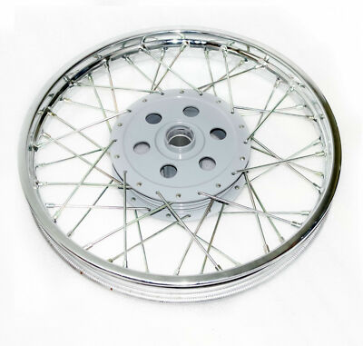 Jante Avant Royal Enfield 500 Avec Tambour 7 Pouces - 19 Pouces, Acier Chromé, Inde