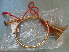 NWT Vintage Brass Classic Decorative Horn Tru...