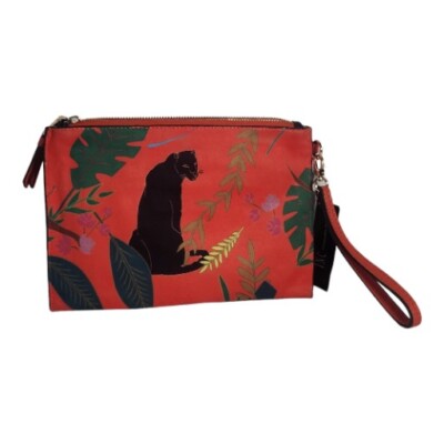 INC Molyy Party Pouch Wallet  Jungle Print Clutch NWT
