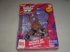 NEW ON CARD 1997 HEROES OF WRESTLING SYCHO SID ACTION FIGURE WWF JAKKS PACIFIC 