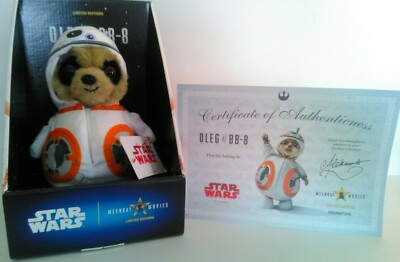 Star Wars Disney Oleg as BB-8 Meerkat Toy Limited Edition New with  Certificate | eBay