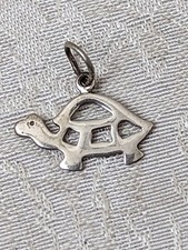 Sterling Silver Openwork Turtle Pendant