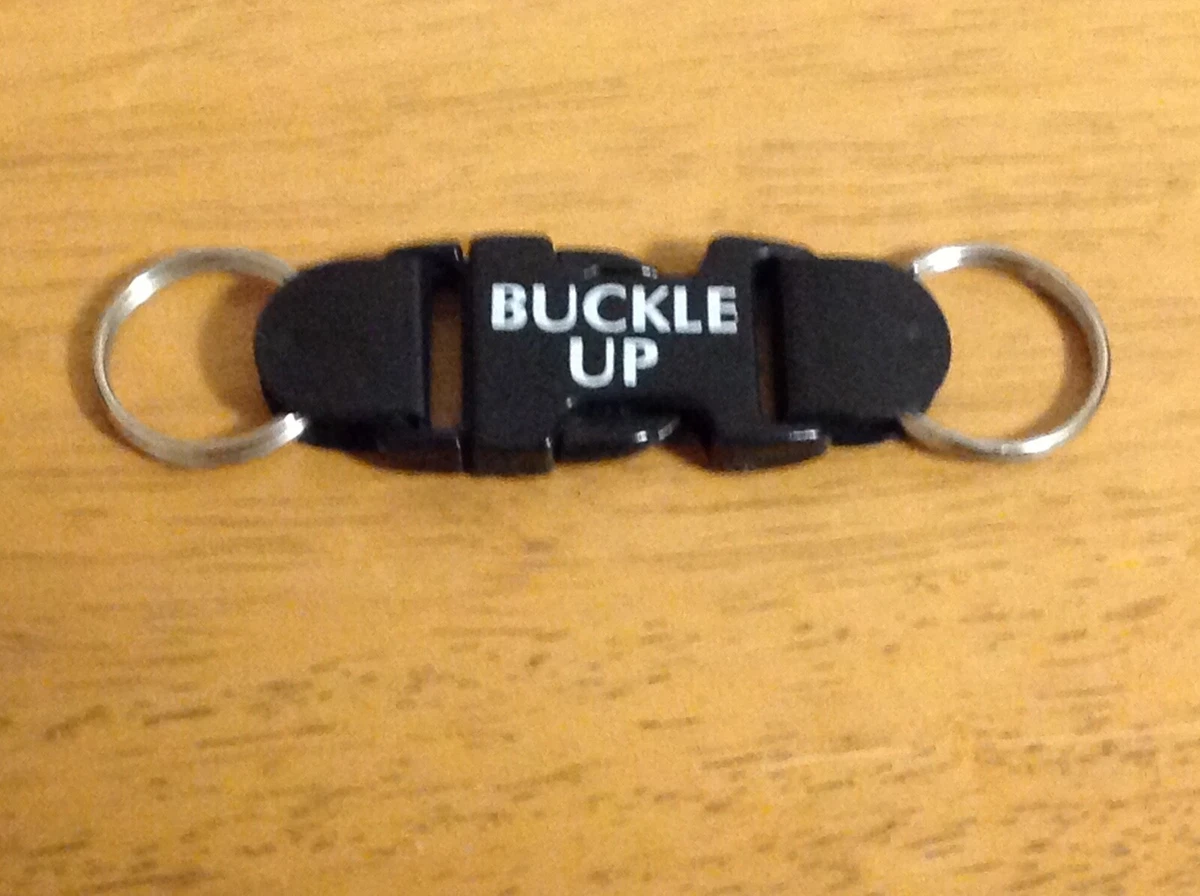 Buckle up keychain hotsell