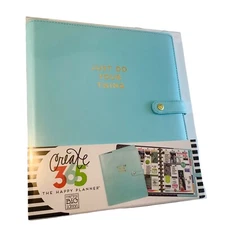 The Happy Planner Deluxe Cover BIG Size Blue "Just Do Your Thing"