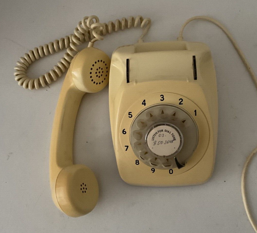 Rotary Dial Telephone - Cream - Very Good Condition…FREE POST. - Picture 4 of 8