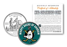 ANAHEIM DUCKS NHL Hockey California Statehood Quarter US Colorized Coin LICENSED
