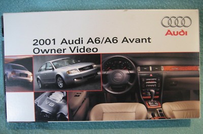 2001 Audi A6/ A6 Avant 01 Owners Video VHS Tape - Great Condition