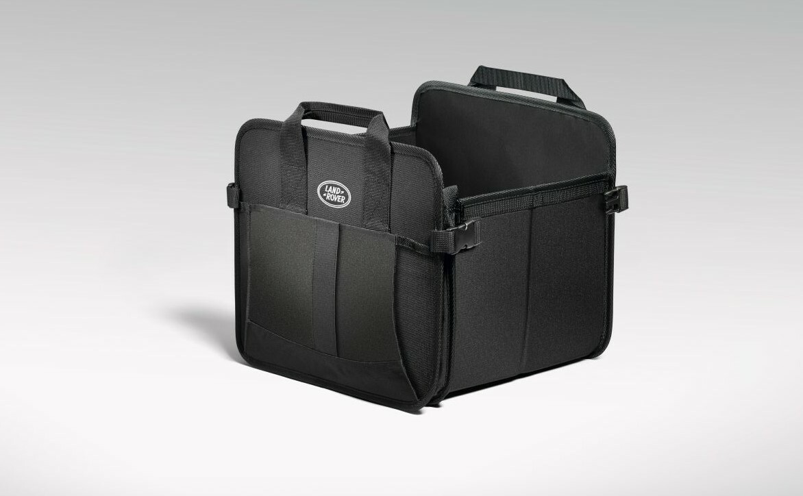 Range Rover Boot Tidy NEW GENUINE LAND ROVER COLLAPSIBLE ORGANISER LUGGAGE BOOT TIDY ...