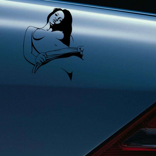 Sexy Woman Car Sticker Decal Reflective Allure Naked Girl Stripper Accessories - Picture 11 of 12
