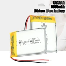 803040 3.7v 1000mah Lipo Battery Replacement Li-po Polymer Rechargeable Battery