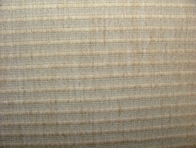 Romo Leinen Mischgewebe 20 Meter natur beige gerippt Polster Kissen Vorhang