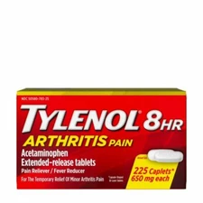 TYLENOL 8-HR Arthritis Pain 650mg Of (225 Ct Bottle) Ex+2027