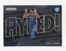 2018-19 PANINI PRIZM BASKETBALL GET HYPED! JOEL EMBIID PHILADELPHIA 76ERS