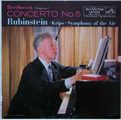 Beethoven*, Rubinstein*, Symphony Of The Air, Krips* - Concerto No. 5 (Emperor)