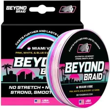  Beyond Braid Braided Fishing Line - Abrasion Resistant - No Stretch - Strong