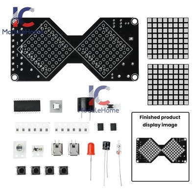 DC 5V Electronic Hourglass Timer LED DIY Kits educational soldering Practice