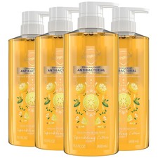Safeguard Antibacterial Liquid Hand Soap, 15.5 Fl Oz Pack of 4 , Orange