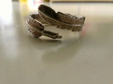 SILVER ROCK JEWELLERY 925 Sterling Silver Angel Wing Feather Ring (88997880)