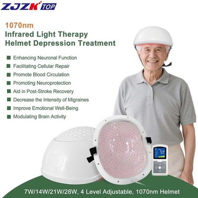 1070nm Helmet Brain Health for Migraine Insomnia Headache Neurodegeneration Aid
