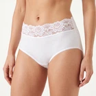 Ladies ex. Marks Spencer 5 Pack Midi BRIEFS M&S Random White & Cream