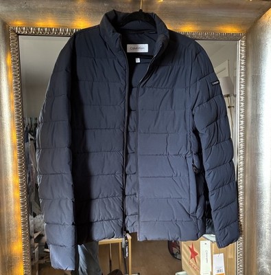 Calvin Klein Men s Stretch Puffer Jacket Iron Grey Size S