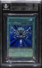 Yu-Gi-Oh! 2002 LOB 1ª Edición #LOB118 Monster Reborn - Ultra Raro BGS 9 con 9.5