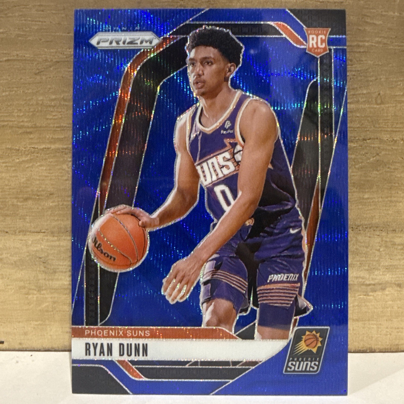 Ryan Dunn 2024-25 Panini Prizm #258 Blue Wave Prizm /125 (RC)