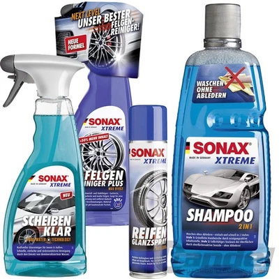 SONAX Xtreme Set de Lavage Jante Propre Plus +Shampoing +Disque Clairement+ - Photo 1/4