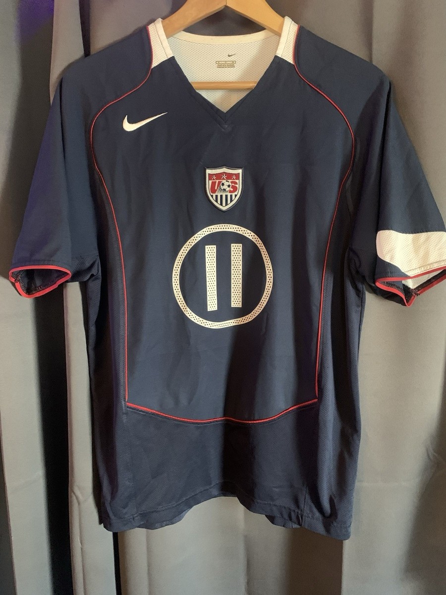 00s 90s Nike アメリカ代表　USA サッカーユニフォーム Rare Vintage Nike USA USMNT Freddy Adu Futbol Soccer Jersey #11