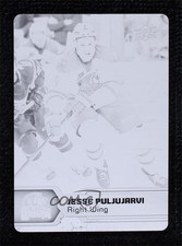 2017-18 Upper Deck AHL SPs Printing Plate Black 1/1 Jesse Puljujarvi #117 fm0