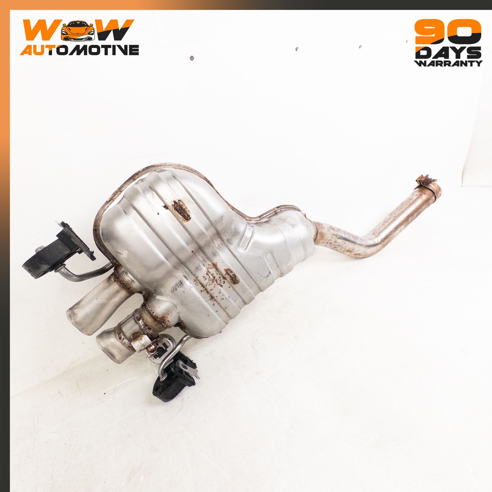 04-13 BENTLEY CONTINENTAL GTC GT REAR LEFT EXHAUST MUFFLER ASSEMBLY OEM
