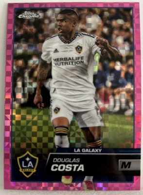 Douglas Costa 2023 Topps Chrome MLS PINK XFRACTOR PARALLEL #166 LA Galaxy