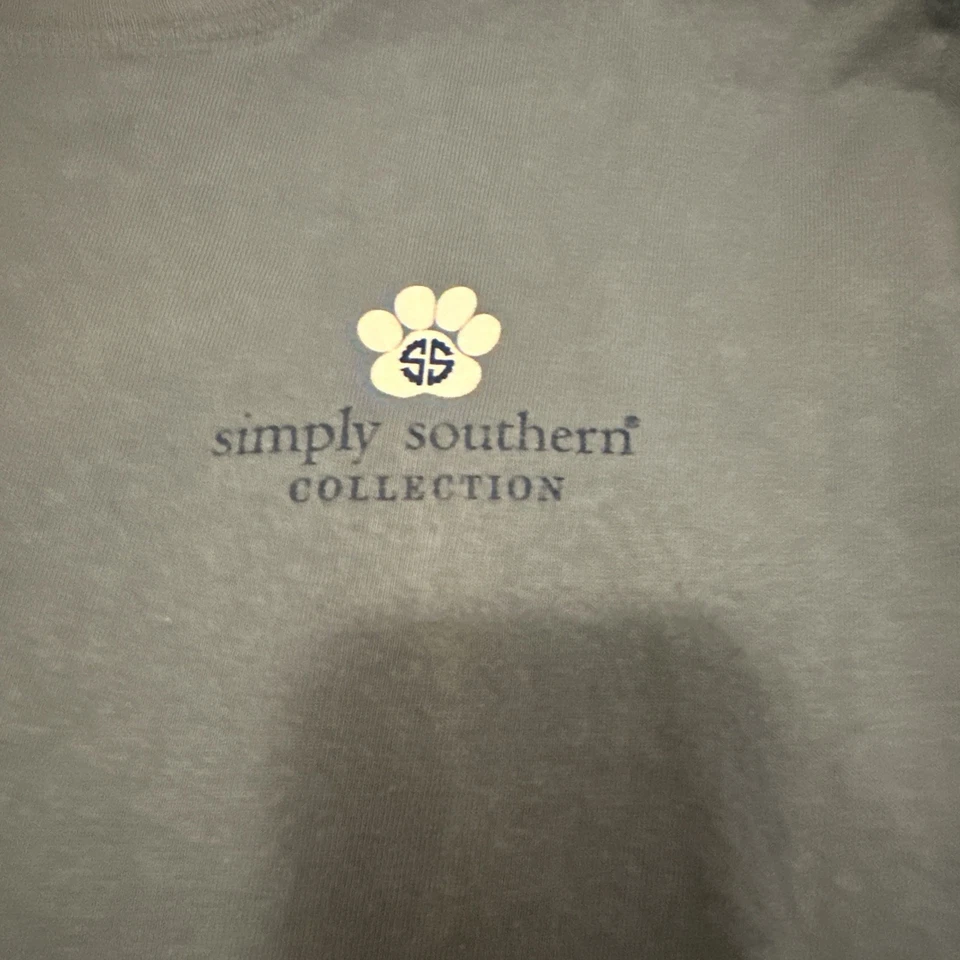 Simply Southern Shirt Girls Medium Long Sleeve Kid Youth My Dog Said No - Image 3 of 4